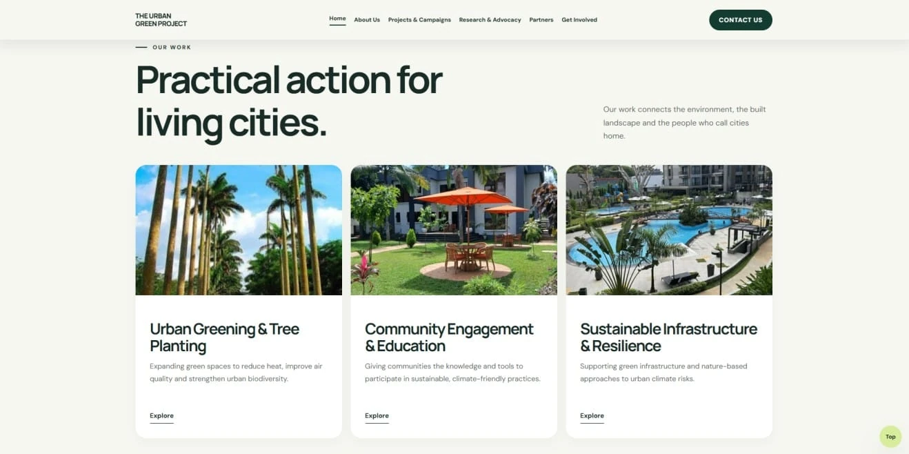 BobaFits urban greening website screenshot